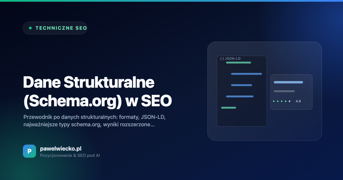 Dane Strukturalne (Schema.org) w SEO