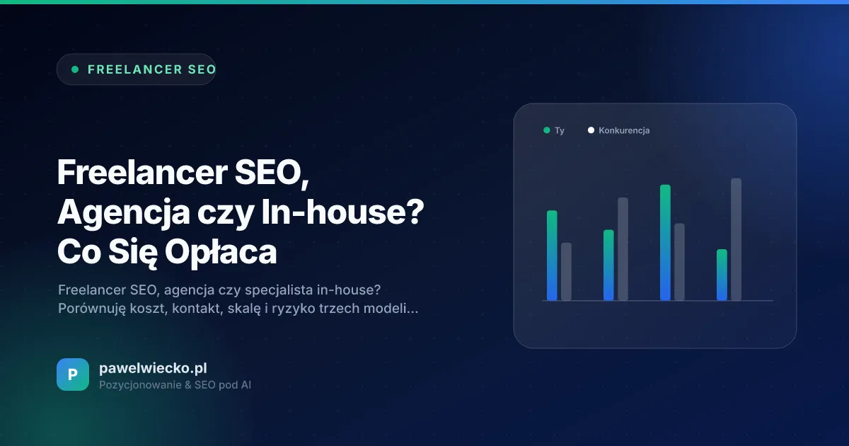 Freelancer SEO, Agencja czy In-house? Co Się Opłaca