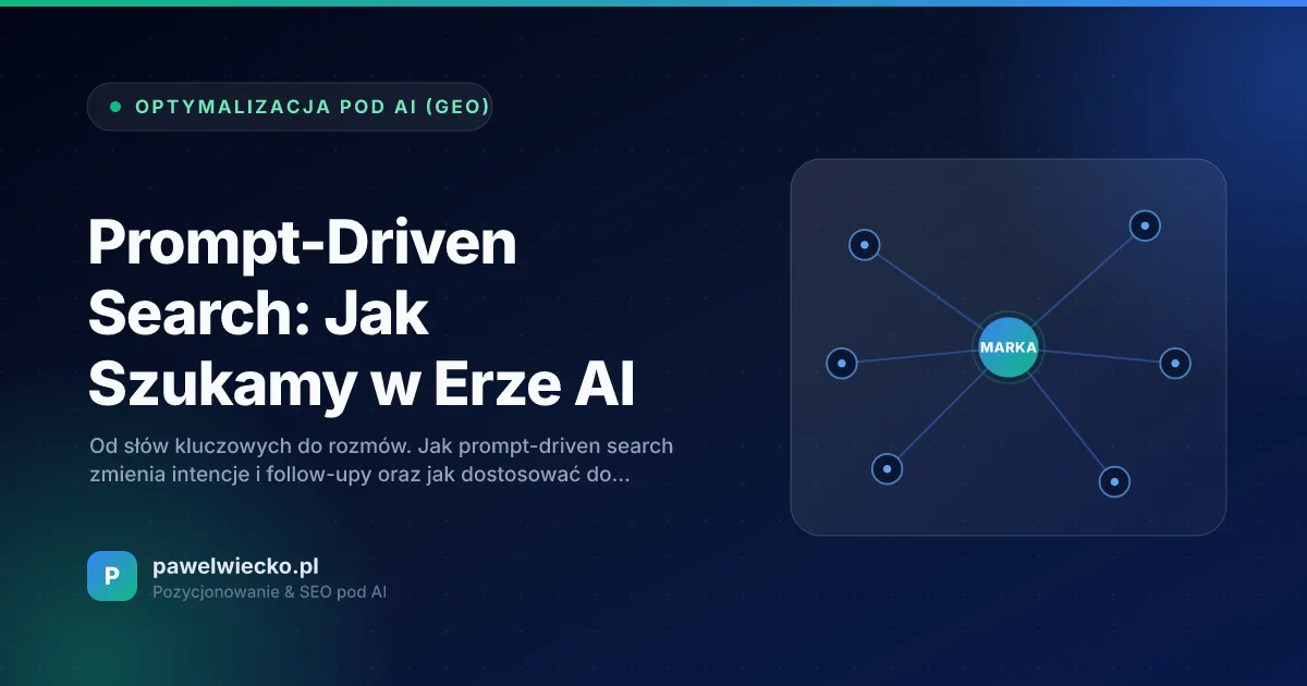 Prompt-Driven Search: Jak Szukamy w Erze AI