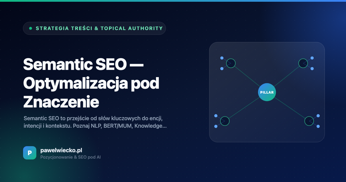 Semantic SEO — Optymalizacja pod Znaczenie