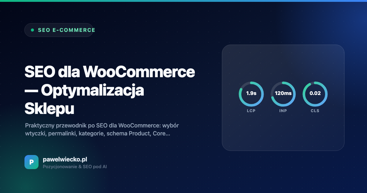 SEO dla WooCommerce — Optymalizacja Sklepu